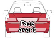 Face avant Jaguar XJS-C