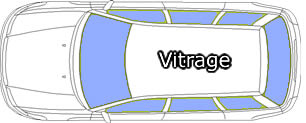 Vitrage Jaguar XJS-C